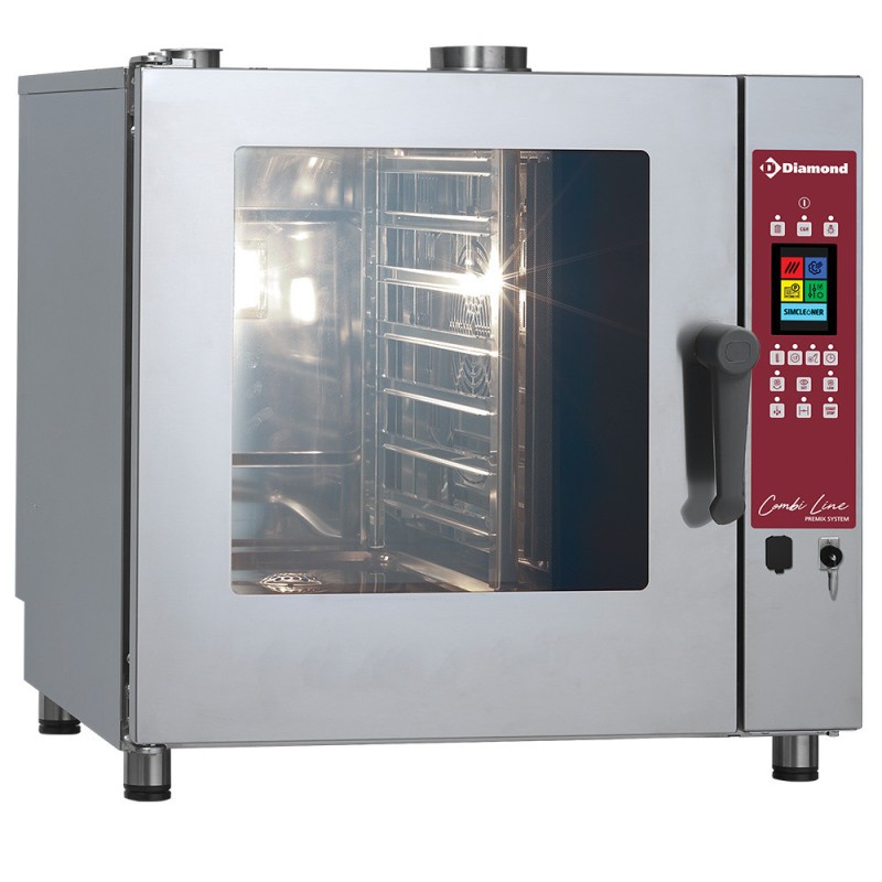 DIAMOND - Four gaz touch screen vapeur - convection 7x GN