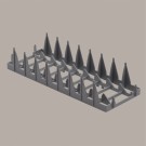 DIAMOND - Support 8 assiettes Ø240 mm - panier 400x400