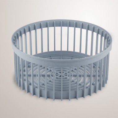DIAMOND - Panier rond pour verres Ø 400 mm - polypro