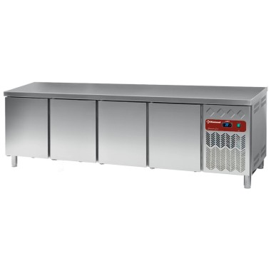 DIAMOND - Table frigorifique ventilée 4 portes en 600x400