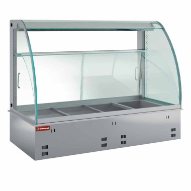 DIAMOND - Elément vitrine chauffante humidifiée et ventilée 5x GN 1/1