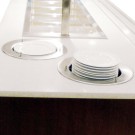 DIAMOND -Elévateur chauffant pour assiettes 40-50 unités
