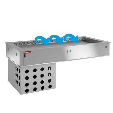 DIAMOND - Elément top réfrigéré - ventilé - 2x GN 1/1