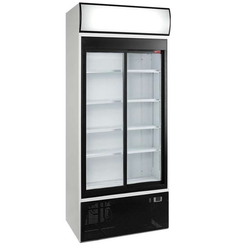 DIAMOND - Vitrine t° positive ventilée 760 litres 2 portes