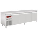 DIAMOND - Table frigorifique murale ventilée 4 portesGN 1/1