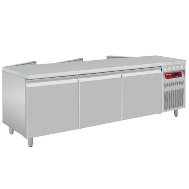 DIAMOND - Table frigorifique ventilée-6 portes GN 2/1-548l.