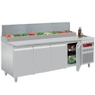 DIAMOND - Table frigorifique ventilée 4 portes GN 1/1-550 litres