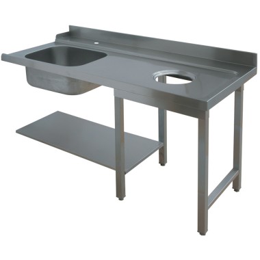 DIAMOND - Table d'entrée pour prélavage -droite