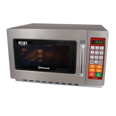 DIAMOND - Four micro-ondes en inox 1400 w