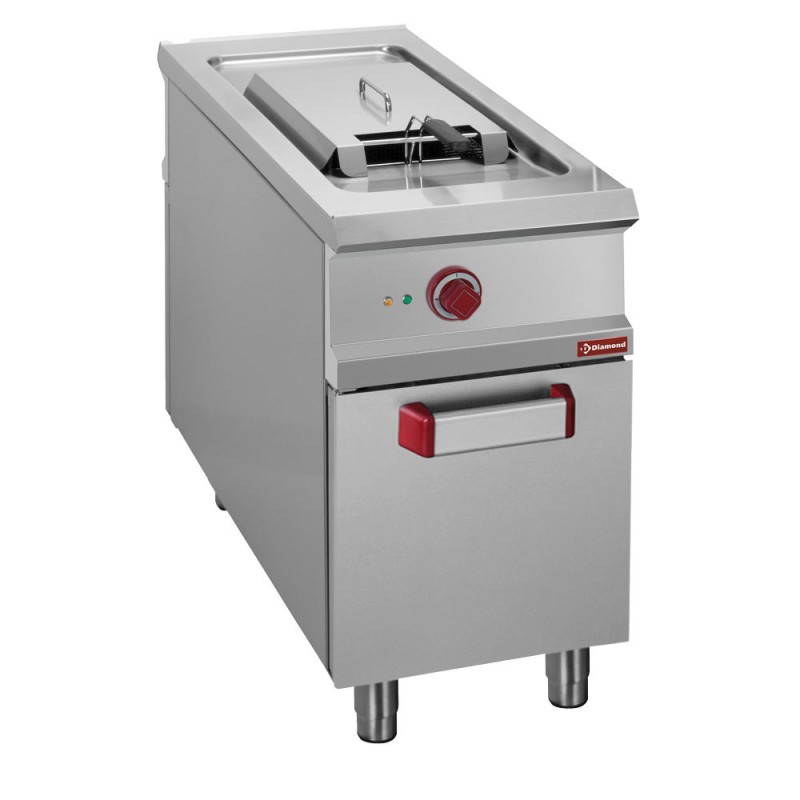 DIAMOND - Friteuse électrique 1 cuve 18 litres sur armoire