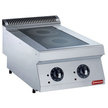 DIAMOND - Cuisinière électrique 2 foyers à induction