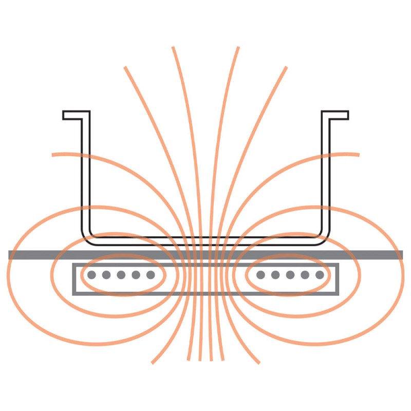 DIAMOND - Cuisinière électrique 2 foyers à induction