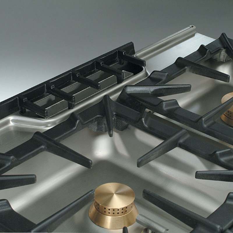 DIAMOND - Fourneau 4 plaques carrées + four électrique GN 2/1