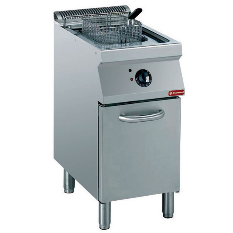 DIAMOND - Friteuse électrique en-y-15 litres sur armoire
