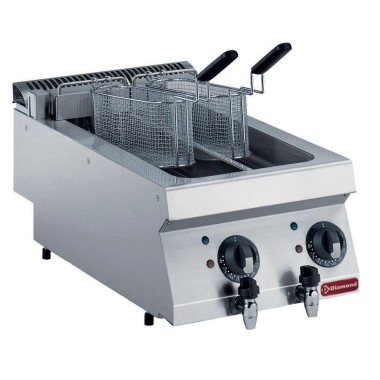 DIAMOND - Friteuse électrique - 2 x 5 litres