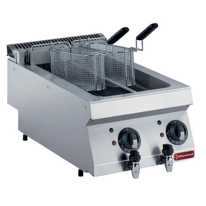 DIAMOND - Friteuse électrique - 2 x 5 litres