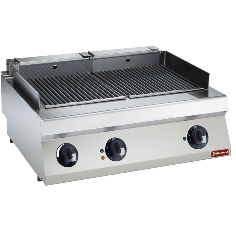 DIAMOND - Grill électrique 800mm inox top