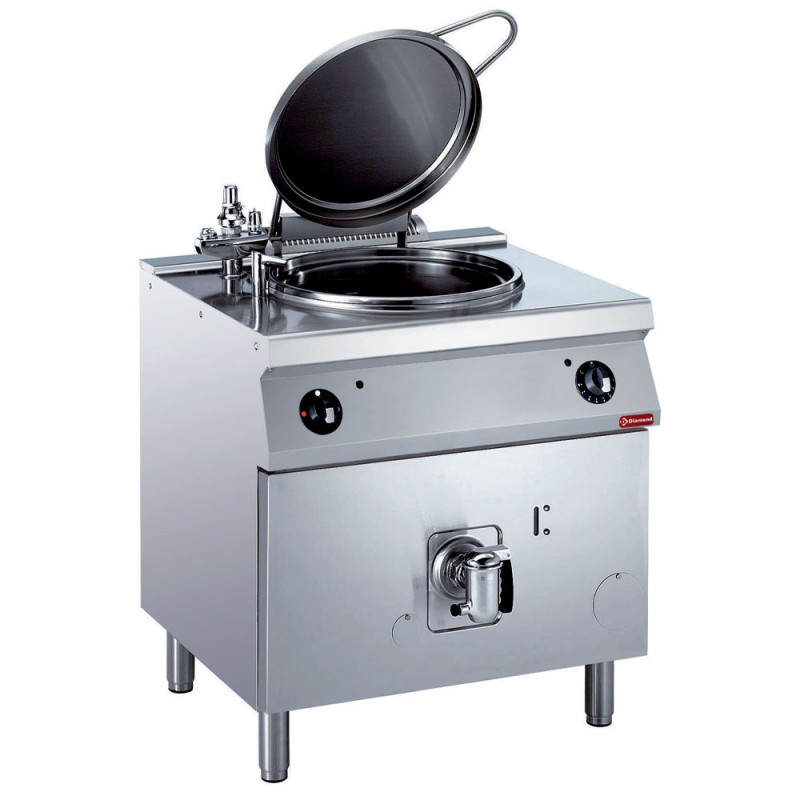 DIAMOND - Marmite ronde électrique 60 litres -meuble