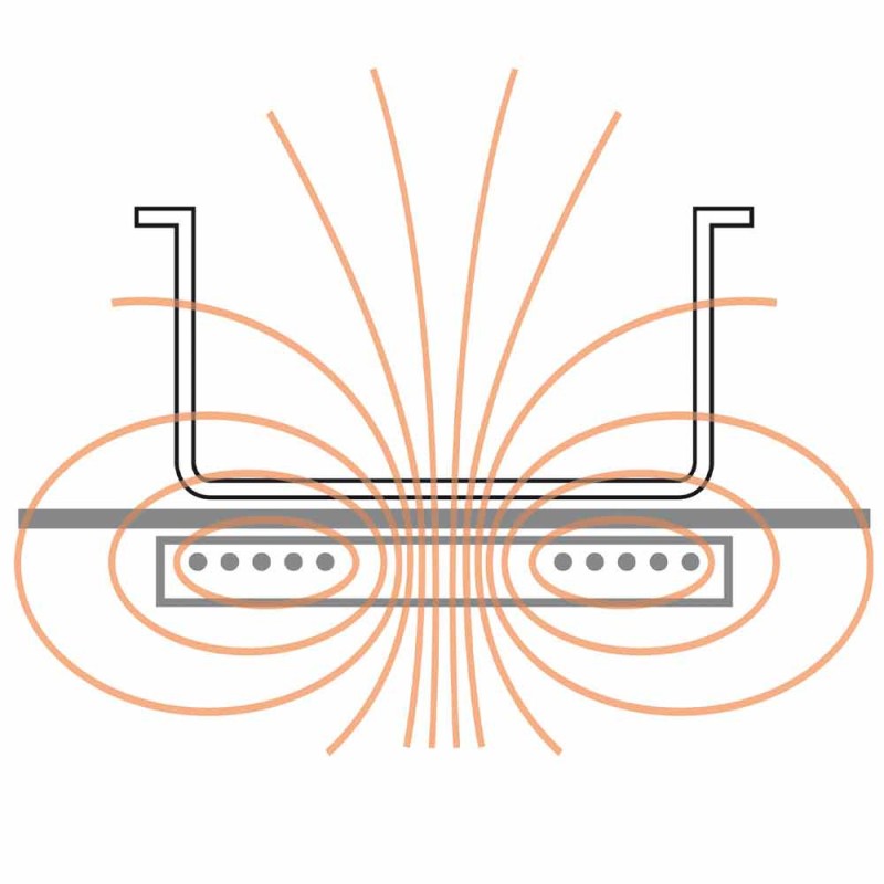 DIAMOND -Cuisinière électrique 2 foyers induction