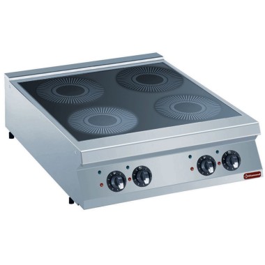 DIAMOND -Cuisinière électrique 4 foyers à induction