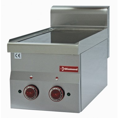DIAMOND - Cuisinière vitrocéramique 2 plaques -top-