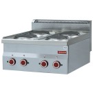 DIAMOND - Cuisinière électrique 4 plaques -top-