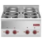 DIAMOND - Cuisinière électrique 4 plaques -top-