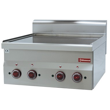 DIAMOND - Cuisinière vitrocéramique 4 plaques -top-