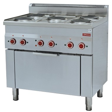 DIAMOND -Fourneau 5 plaques -électrique-four convection