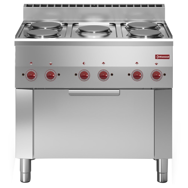 DIAMOND -Fourneau électrique 5plaques + four convection