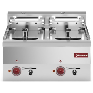DIAMOND - Friteuse s-powerful électrique 2x10 litres