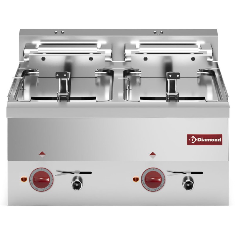 DIAMOND - Friteuse s-powerful électrique 2x10 litres