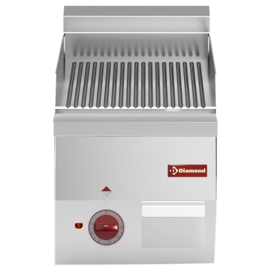 DIAMOND - Plaque cuisson électrique rainurée 300mm