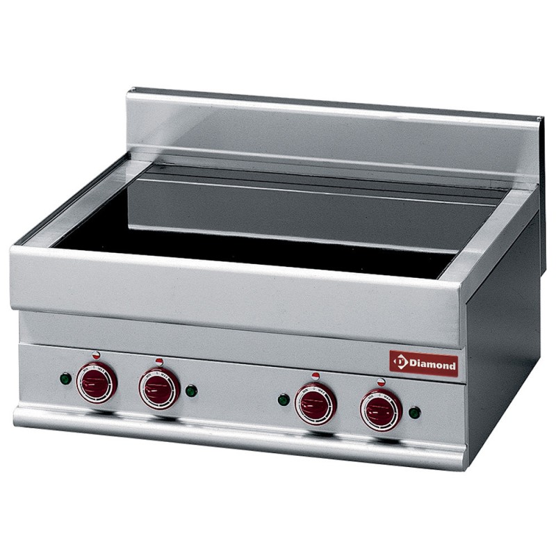 DIAMOND - Cuisinière électrique 4 foyers vitro-top-