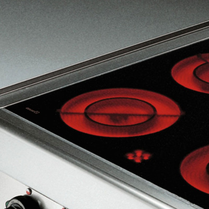 DIAMOND - Cuisinière électrique 4 foyers vitro-top-