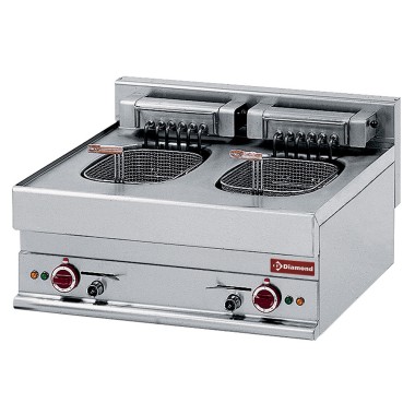 DIAMOND - Friteuse s-powerful, électrique 2x 10 litres