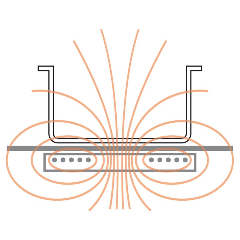 DIAMOND - Cuisinière électrique 2 foyers à induction