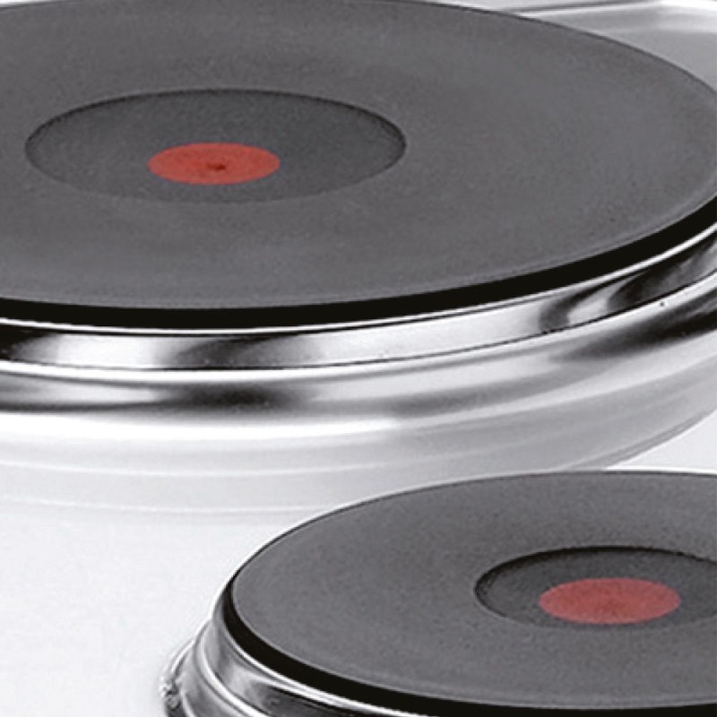 DIAMOND - Cuisinière électrique 2 plaques rondes -top-