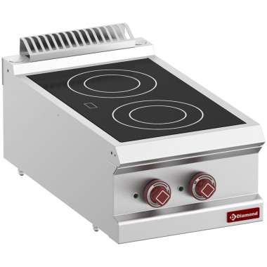 DIAMOND -Cuisinière électrique vitro 2 zones