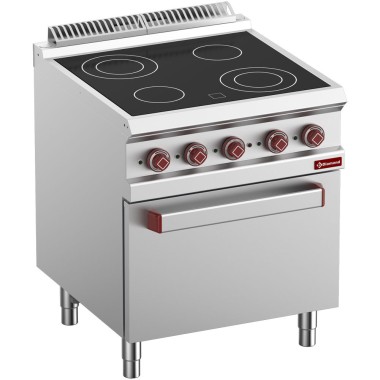 DIAMOND -Fourneau vitrocéramique 4 zones four-grill