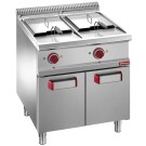 DIAMOND -Friteuse électrique 2 cuves 13 litres -armoire
