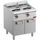 DIAMOND -Friteuse électrique 2 cuves 13 litres- armoire