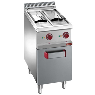 DIAMOND -Friteuse électrique 2 cuves 7 litres- armoire