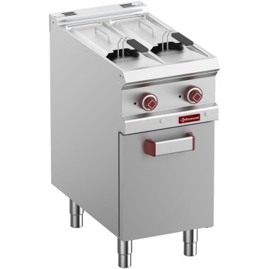 DIAMOND -Friteuse électrique 2 cuves 7 litres -armoire