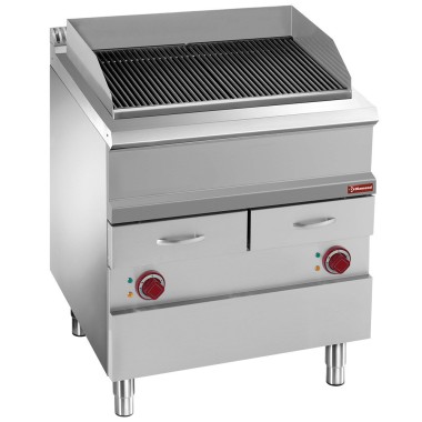 DIAMOND -Grill vapeur électrique fonte-double face-module 1/1