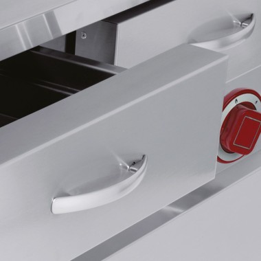 DIAMOND -Grill vapeur électrique fonte-double face-module 1/1