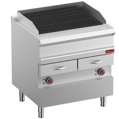 DIAMOND -Grill vapeur électrique fonte -double face-module 1/1