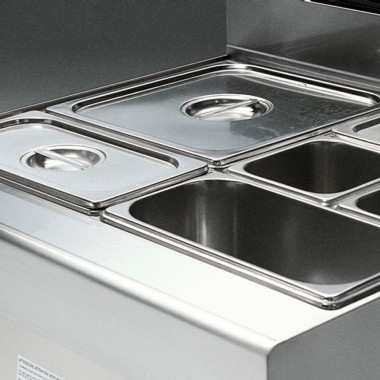 DIAMOND -Bain-marie électrique 4xGN1/3-armoire
