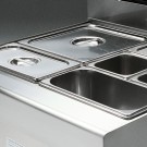 DIAMOND -Bain-marie électrique 4xGN1/3-armoire