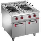 DIAMOND -Cuiseur à pâte électrique 2 cuves 40 litres sur meuble